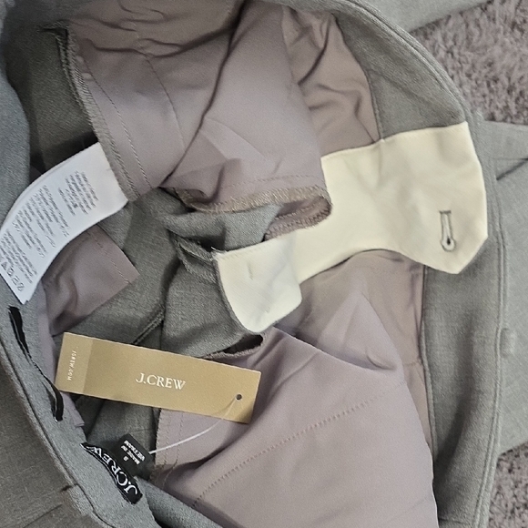 Sydney wide-leg Cropped Ankle Grey pant in four-season stretch Size 8 - Picture 12 of 13